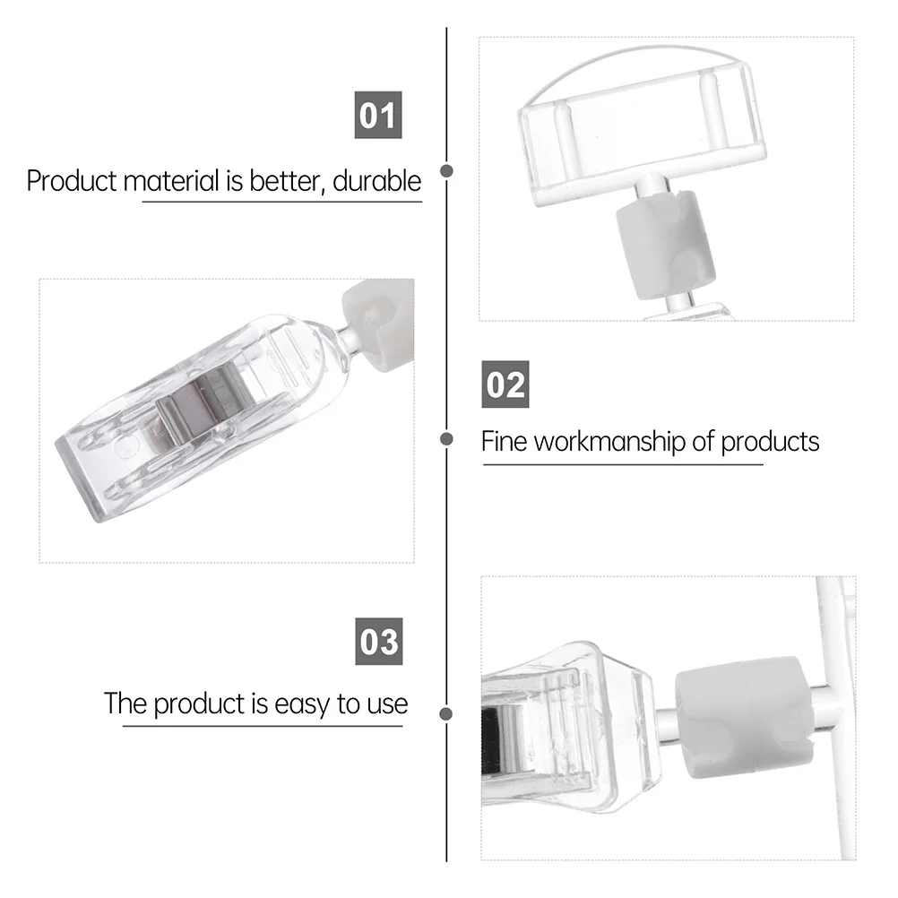 8pcs Clear Acrylic Sign Clips for Retail Store Display Name Tags Price Labels Paper Card Holders Double Sided Rotatable
8pcs Clear Acrylic Sign Clips for Retail Store Display Name Tags Price Labels Paper Card Holders Double Sided Rotatable