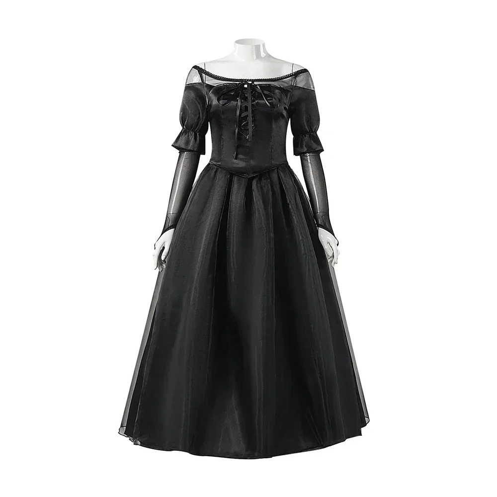 New 2025 Movie Lydia Deetz Cosplay Costume Adult Women Black Wedding Dress Uniform Halloween Clothes Outfit
New 2025 Movie Lydia Deetz Cosplay Costume Adult Women Black Wedding Dress Uniform Halloween Clothes Outfit