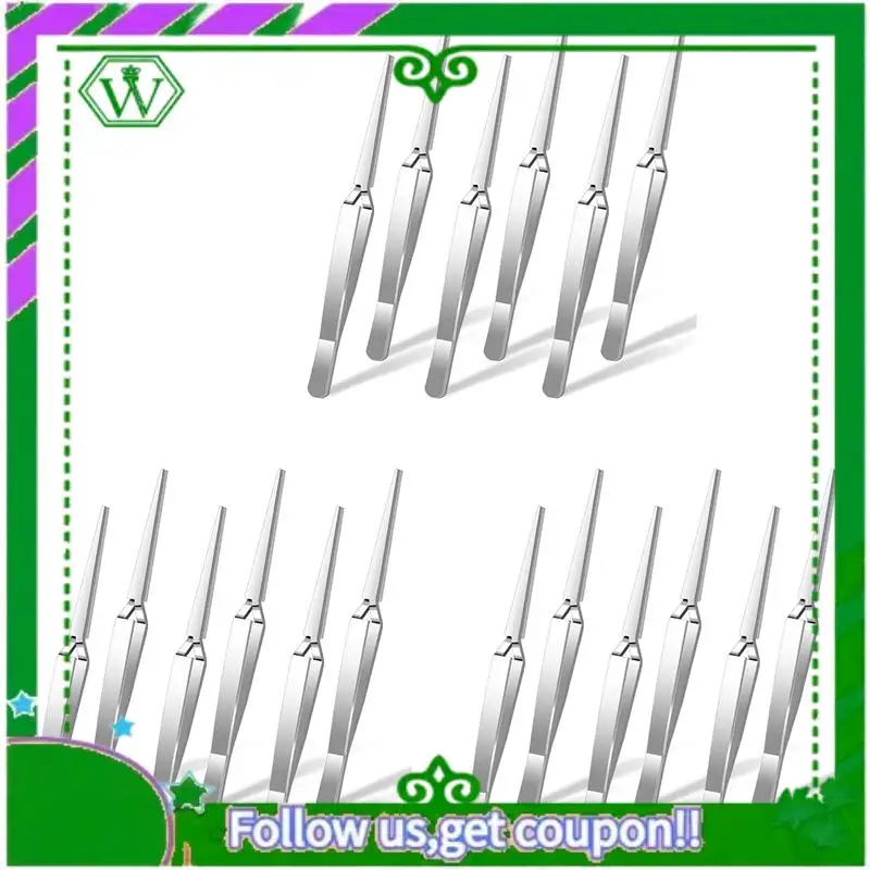 A18P-Craft Tweezers, 18 Pieces Locking Tweezers Reverse Tweezers For Crafting Jewelry Making Electronics Watch Repair
A18P-Craft Tweezers, 18 Pieces Locking Tweezers Reverse Tweezers For Crafting Jewelry Making Electronics Watch Repair