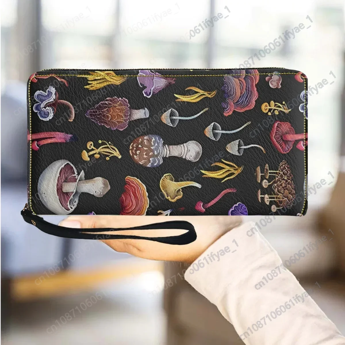 Mushroom Wristband Wallet Fantasy Art Plant Designer Casual PU Leather Ladies Clutch Portable Travel Party Girls Small Purse New
Mushroom Wristband Wallet Fantasy Art Plant Designer Casual PU Leather Ladies Clutch Portable Travel Party Girls Small Purse New