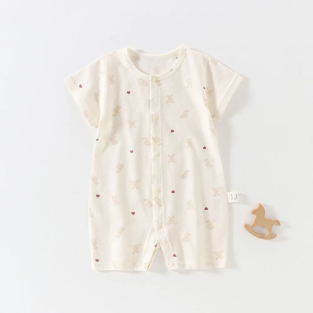 0-18M Summer Baby Clothing Pure Cotton Breathable Lightweight Onesie Baby Boy Set Cartoon Pattern Newborn Baby Jumpsuits
0-18M Summer Baby Clothing Pure Cotton Breathable Lightweight Onesie Baby Boy Set Cartoon Pattern Newborn Baby Jumpsuits