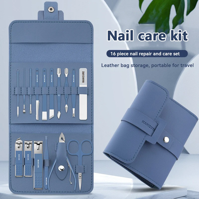 Stainless steel nail clippers 16 piece gift box set nail art pedicures nail clippers complete care specific nail clippers tools
Stainless steel nail clippers 16 piece gift box set nail art pedicures nail clippers complete care specific nail clippers tools