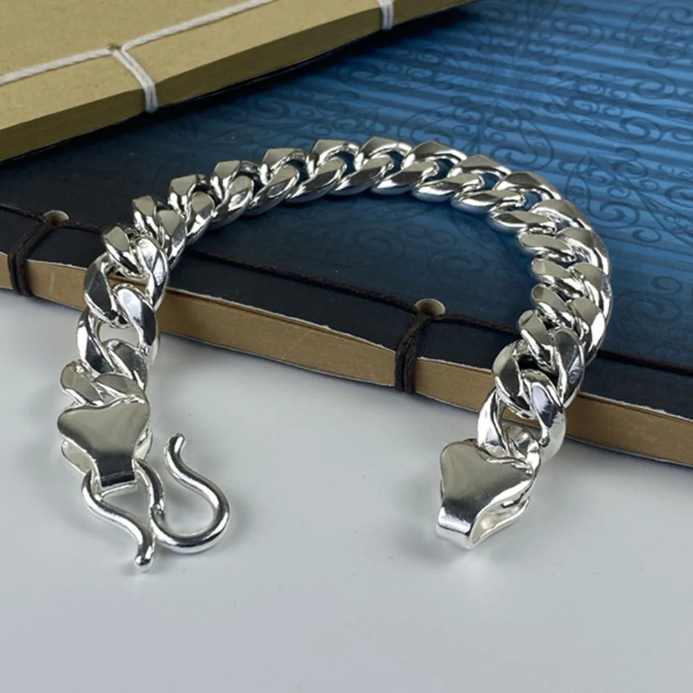 Pure 999 Fine Silver Curb Bracelet Women Man's 6mm/7mm/8mm/12mm Width Cuban Solid Link 18cm to 23cm Length
Pure 999 Fine Silver Curb Bracelet Women Man's 6mm/7mm/8mm/12mm Width Cuban Solid Link 18cm to 23cm Length
