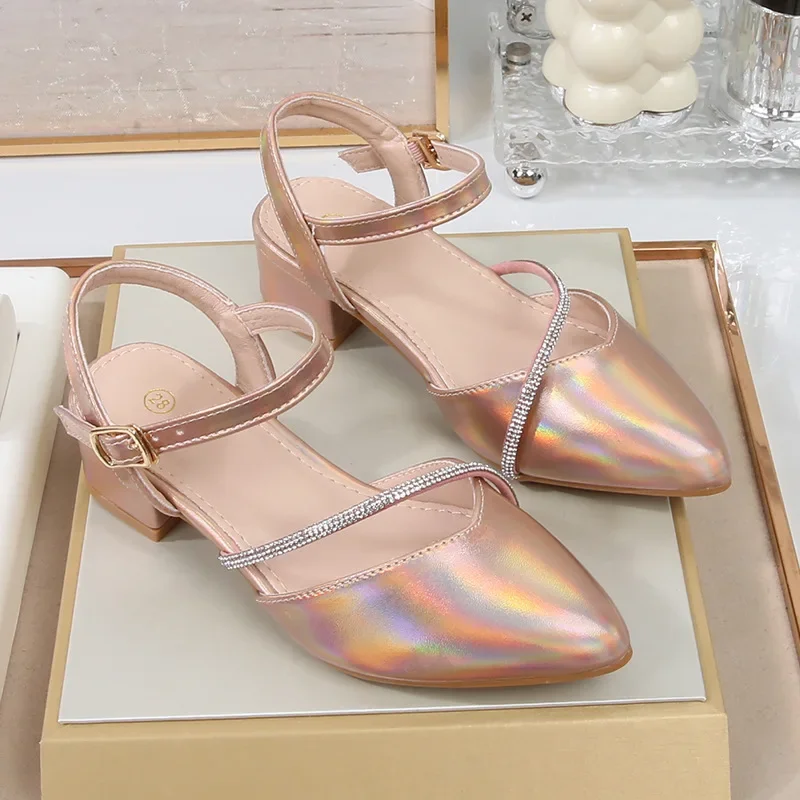 Girls' High Heels Sandals 2025 Summer Fashion Pointed Toe Children's Princess Shoes Rubber Soles Non Slip Casual Sandals
Girls' High Heels Sandals 2025 Summer Fashion Pointed Toe Children's Princess Shoes Rubber Soles Non Slip Casual Sandals