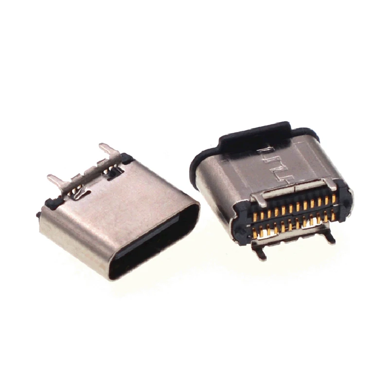 1-5pcs Micro USB 3.1 24 Pin Interface pin Double row patch Vertical sticker Female 90 degrees Type C Jack plug Socket Connector
1-5pcs Micro USB 3.1 24 Pin Interface pin Double row patch Vertical sticker Female 90 degrees Type C Jack plug Socket Connector