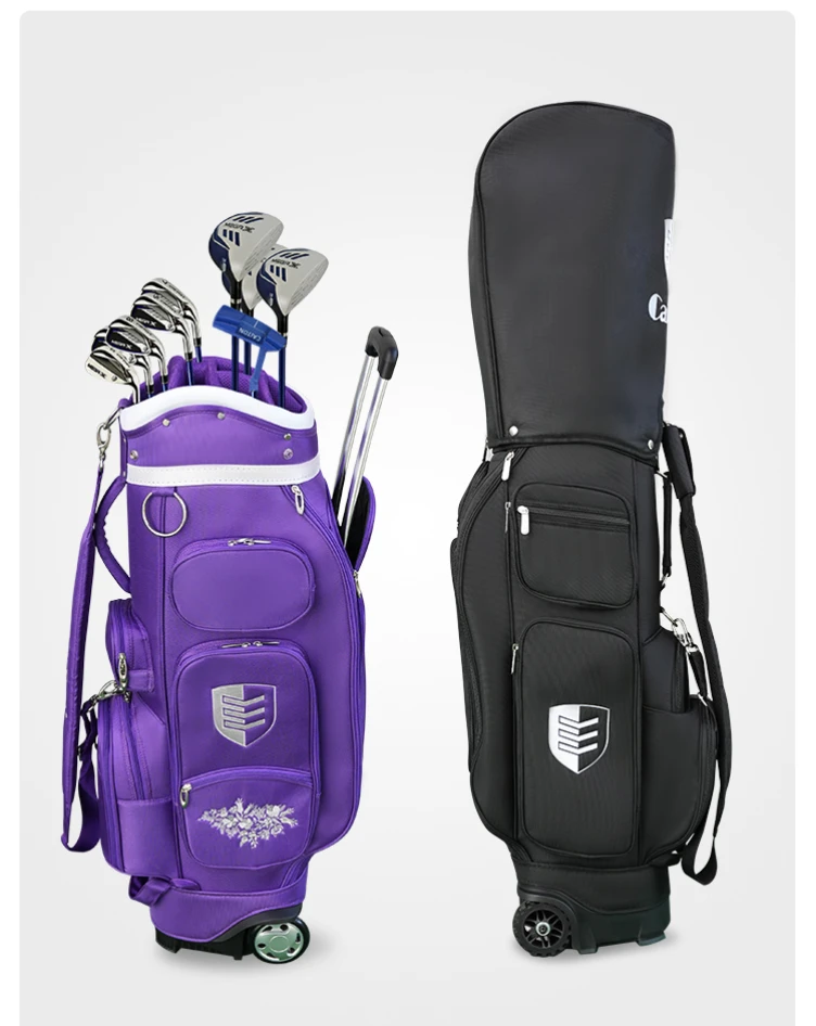 Pop Waterproof Lightweight Golf Standard Ball Bags with Brake Tie Rod Golf Stand Bags with Wheel Big Capacity Travel Pack
Pop Waterproof Lightweight Golf Standard Ball Bags with Brake Tie Rod Golf Stand Bags with Wheel Big Capacity Travel Pack