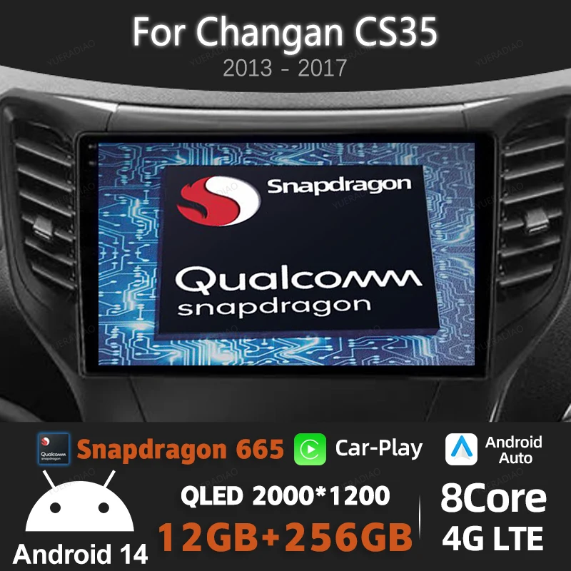 Android 15 Car Radio For Changan CS35 2013 - 2017 Multimedia Stereo Video Player 2DIN 4G WIFI GPS NAVI Qualcomm QLED Head Unit
Android 15 Car Radio For Changan CS35 2013 - 2017 Multimedia Stereo Video Player 2DIN 4G WIFI GPS NAVI Qualcomm QLED Head Unit