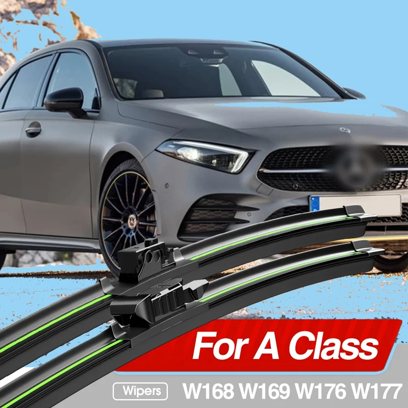 For Mercedes Benz A Class W168 W169 W176 W177 1997-2022 Front Windshield Wiper Blades 2pcs Windscreen Window Accessories 2020
For Mercedes Benz A Class W168 W169 W176 W177 1997-2022 Front Windshield Wiper Blades 2pcs Windscreen Window Accessories 2020