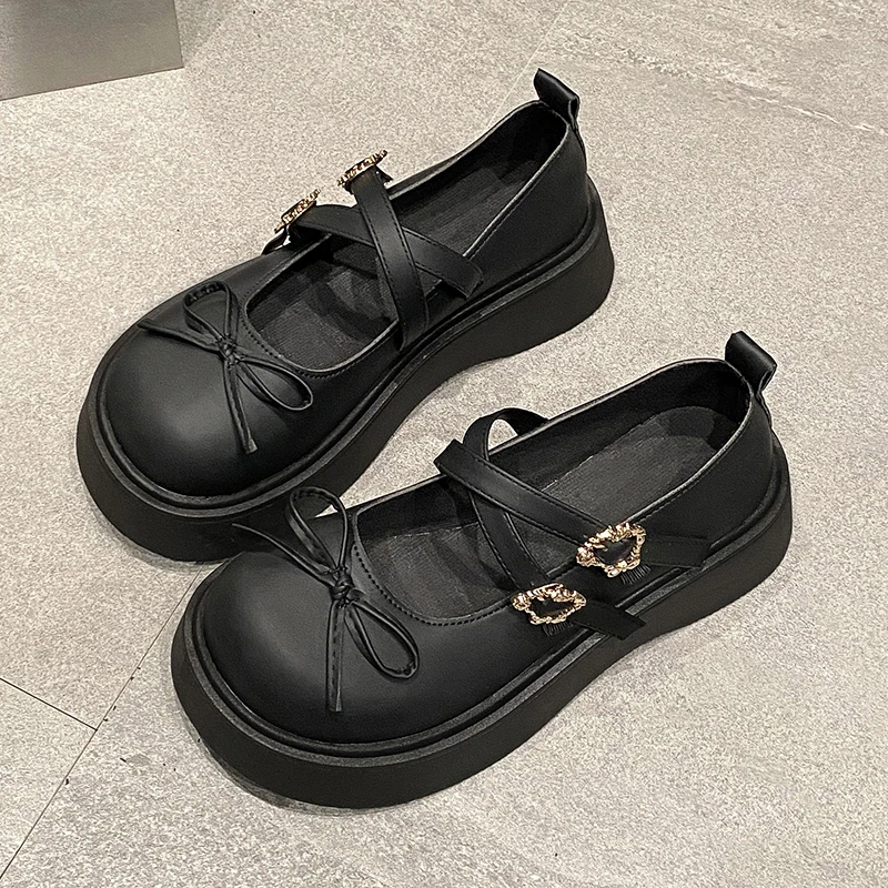 Удобные женские туфли Мэри Джейн на платформе с бантом, весна 2024, новые винтажные универсальные маленькие кожаные туфли
Удобные женские туфли Мэри Джейн на платформе с бантом, весна 2024, новые винтажные универсальные маленькие кожаные туфли