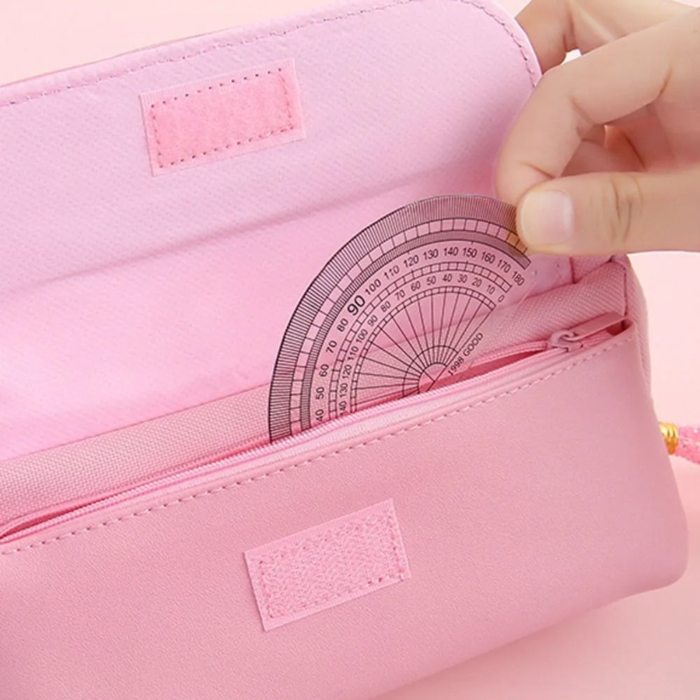 Quicksand Cat Pen Bag Large Capacity Multilayer Stationery Bag Cartoon Animals PU Gift Pouch Pencil Case School Office Supplies
Quicksand Cat Pen Bag Large Capacity Multilayer Stationery Bag Cartoon Animals PU Gift Pouch Pencil Case School Office Supplies