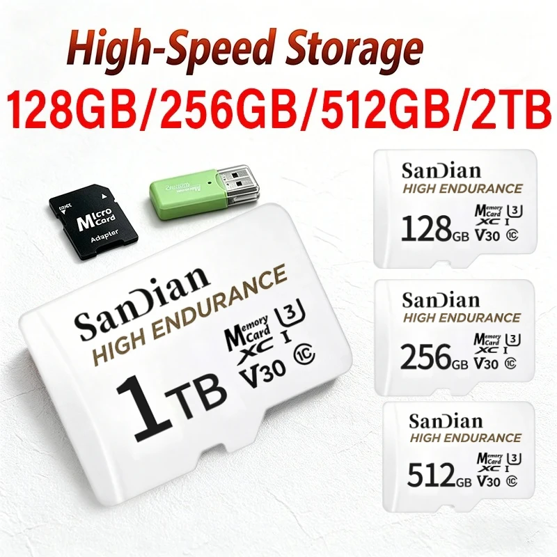 NEW High Endurance micro Tf SD Card V30 U3 C10 Professional Memory card for dash cam or home monitoring 128GB
NEW High Endurance micro Tf SD Card V30 U3 C10 Professional Memory card for dash cam or home monitoring 128GB
