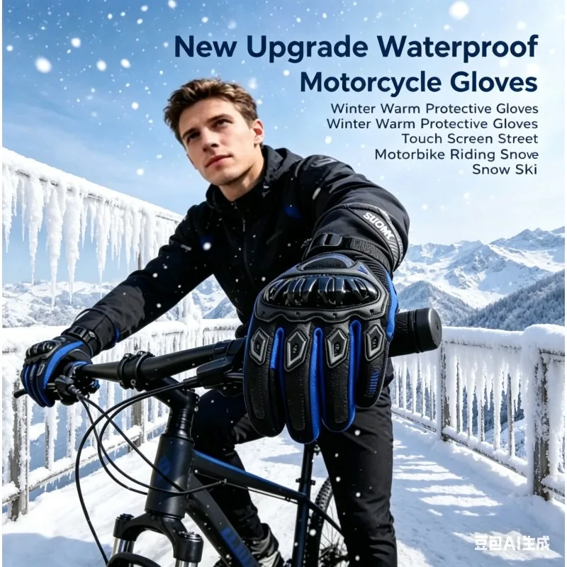 New Enhanced Motorbike Gloves Cold Resistant Winter Thermal Touch Screen Shockproof Protective Hand Gear
New Enhanced Motorbike Gloves Cold Resistant Winter Thermal Touch Screen Shockproof Protective Hand Gear