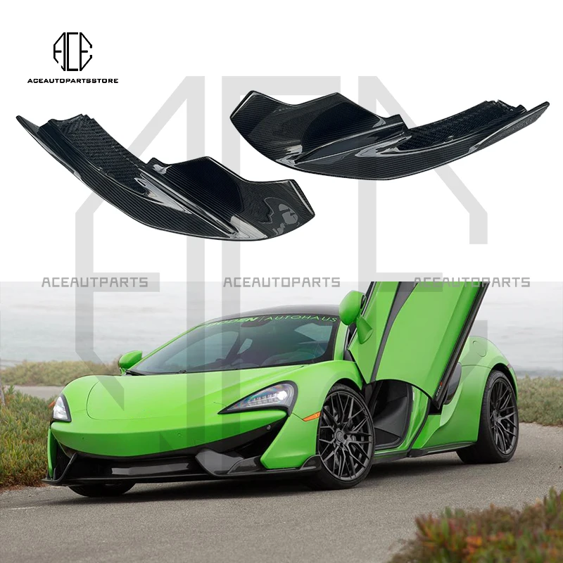 Dry Carbon Fiber Look Glossy Black Front Bumper Lip Splitters Spoiler For Mclaren 540C 570S Bumper Guard
Dry Carbon Fiber Look Glossy Black Front Bumper Lip Splitters Spoiler For Mclaren 540C 570S Bumper Guard