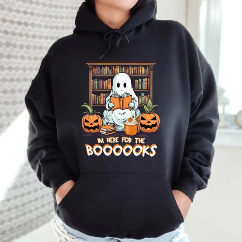 Im Here for The Boooooks Ghost Books Halloween Teacher Hoodies Librarian Ghost Reading Books Woman Printed Sweatshirt Pullover
Im Here for The Boooooks Ghost Books Halloween Teacher Hoodies Librarian Ghost Reading Books Woman Printed Sweatshirt Pullover