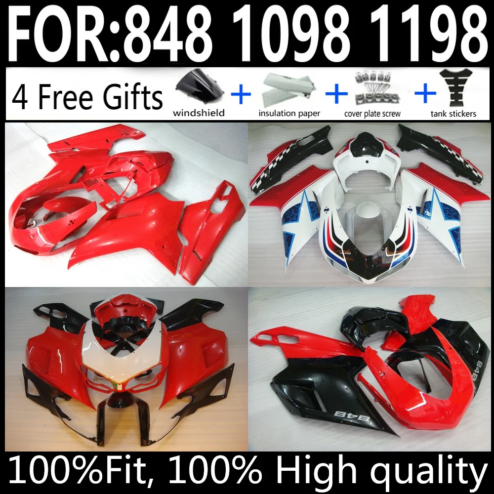 Injection Fairing Kit For Ducati 848 1098 1198 2007-2012 Bodywork Cowling Set High Grade Factory Direct
Injection Fairing Kit For Ducati 848 1098 1198 2007-2012 Bodywork Cowling Set High Grade Factory Direct