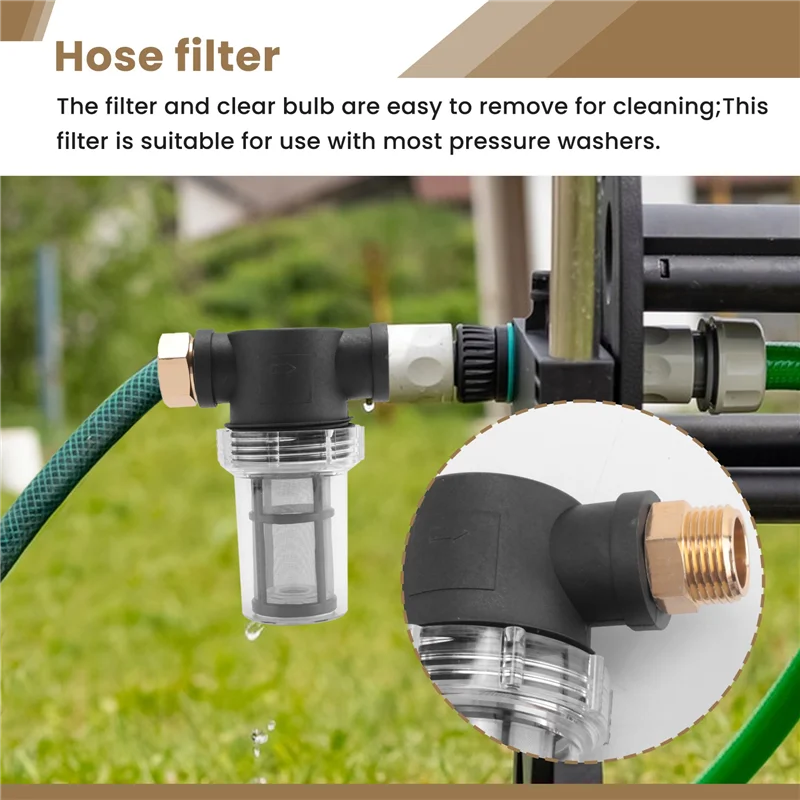 Ultra Sediment Filter Attachment Line Water Hose Filter, Garden Hose Filter For Pressure Washer Inlet Water
Ultra Sediment Filter Attachment Line Water Hose Filter, Garden Hose Filter For Pressure Washer Inlet Water
