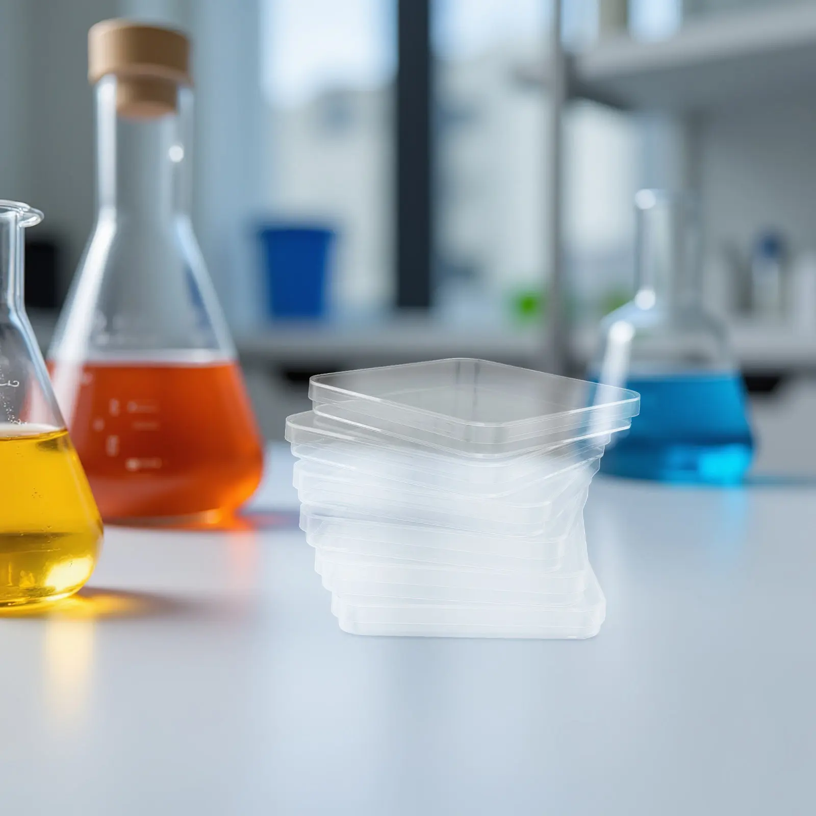 10Pcs Square Petri Plates for Cell Culture Transparent Plastic Dishes Sterile Laboratory Culture Plates with Lid for Science
10Pcs Square Petri Plates for Cell Culture Transparent Plastic Dishes Sterile Laboratory Culture Plates with Lid for Science
