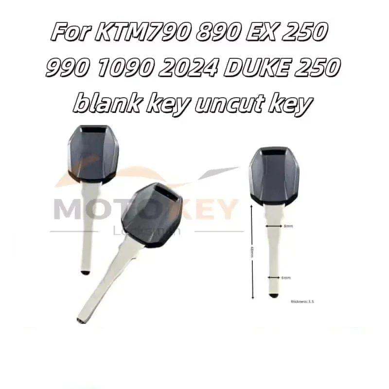 For 2024 KTM790 890 EX DUKE 250 990 1090 Blank Key Motorcycle Replace Uncut Keys can be placed anti-theft chip For 2024 KTM790
For 2024 KTM790 890 EX DUKE 250 990 1090 Blank Key Motorcycle Replace Uncut Keys can be placed anti-theft chip For 2024 KTM790