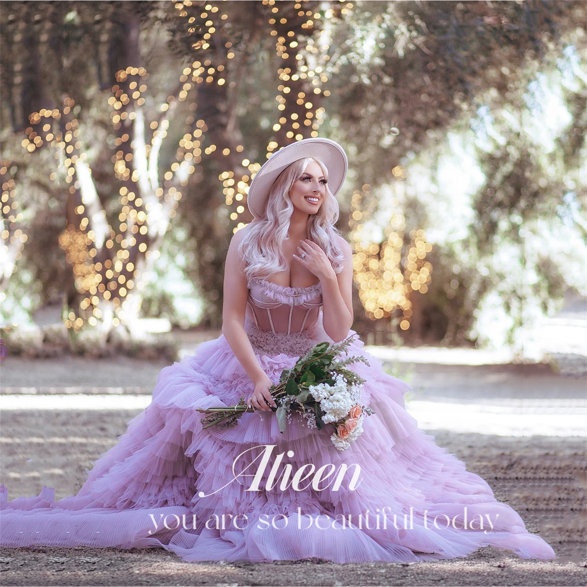 Aileen Elegant Evening Dresses for Special Occasions Multi-layer Purple Prom Dress Customized New in Dresses Wedding Party Dress
Aileen Elegant Evening Dresses for Special Occasions Multi-layer Purple Prom Dress Customized New in Dresses Wedding Party Dress