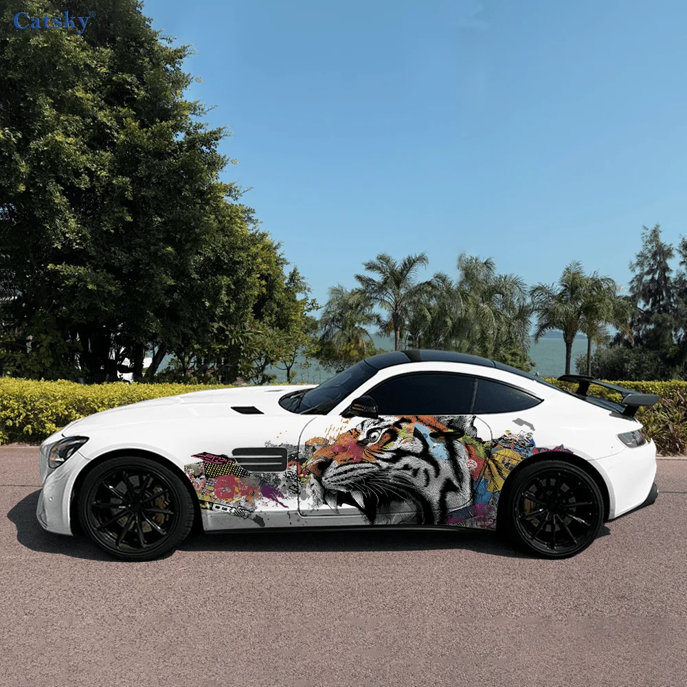 Тигровый рев, красочные граффити, автомобильные виниловые наклейки, самоклеящаяся наклейка из ПВХ, подходит для грузовиков, внедорожников, декор, автоаксессуары, подарок
Тигровый рев, красочные граффити, автомобильные виниловые наклейки, самоклеящаяся наклейка из ПВХ, подходит для грузовиков, внедорожников, декор, автоаксессуары, подарок