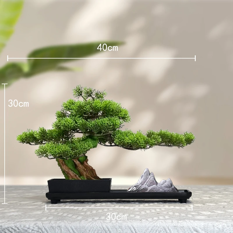 Simulated Welcome Pine Chinese Bonsai Desktop Small Ornaments, Entrance Desk, TV Cabinet, Office Wealth Attraction Accessories
Simulated Welcome Pine Chinese Bonsai Desktop Small Ornaments, Entrance Desk, TV Cabinet, Office Wealth Attraction Accessories