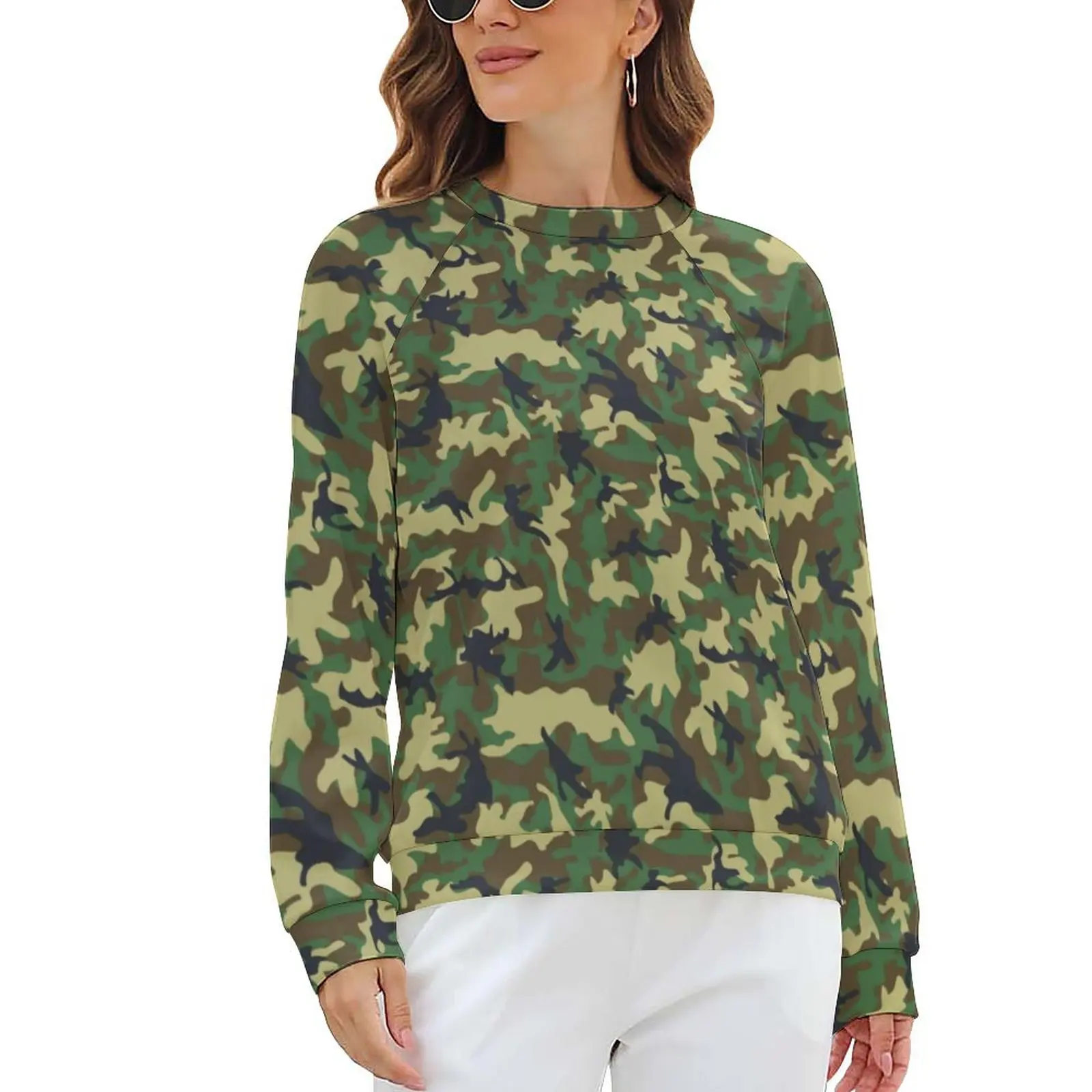 Military Camouflage Casual Hoodies Women Green Camo Print Cute Pattern Hoodie Autumn Long Sleeve Harajuku Oversized Sweatshirts
Military Camouflage Casual Hoodies Women Green Camo Print Cute Pattern Hoodie Autumn Long Sleeve Harajuku Oversized Sweatshirts