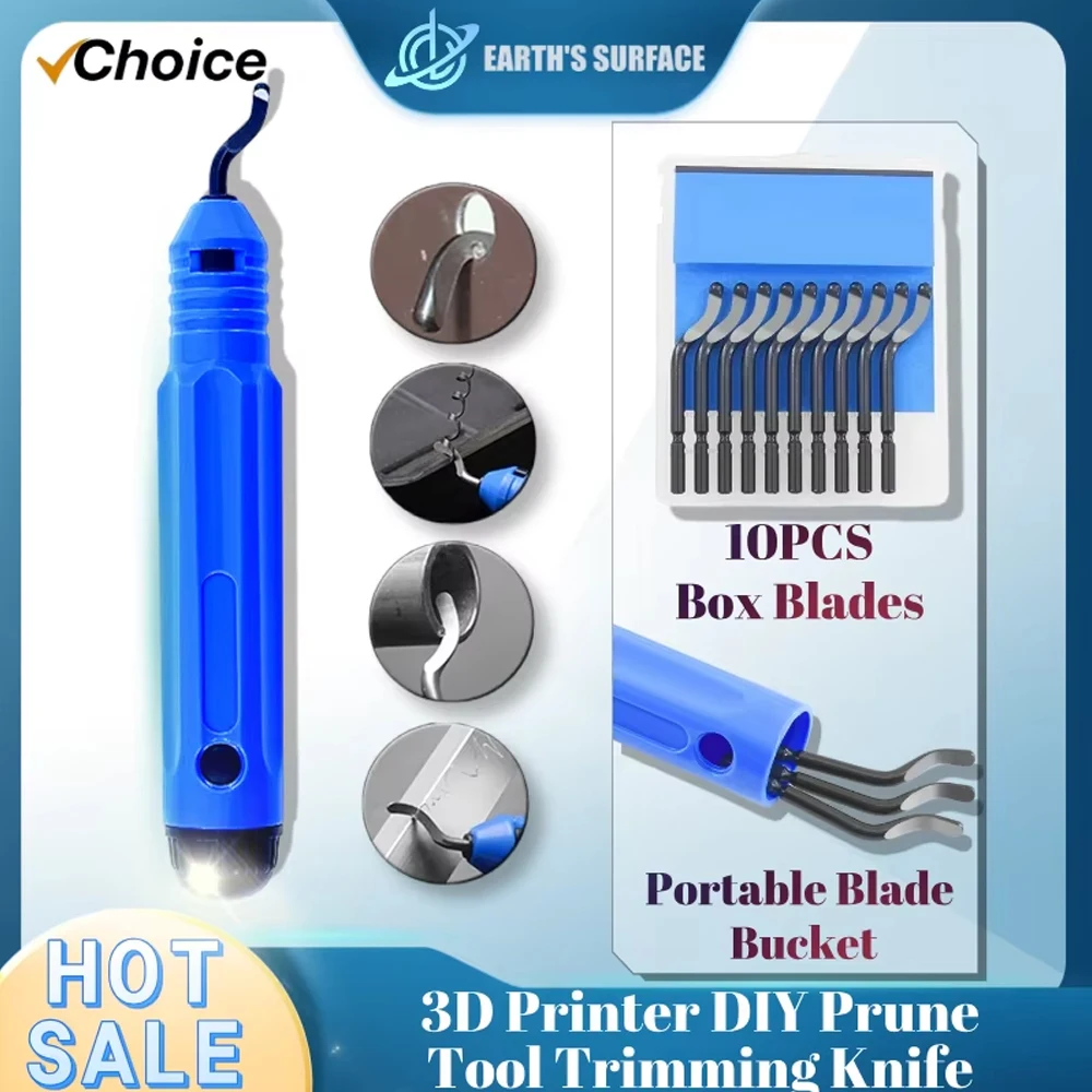 3D Printer DIY Prune Tool Trimming Knife Scraper PLA ABS PETG Filament Material Model Pruning Trimming Device NB1100 BS1010
3D Printer DIY Prune Tool Trimming Knife Scraper PLA ABS PETG Filament Material Model Pruning Trimming Device NB1100 BS1010