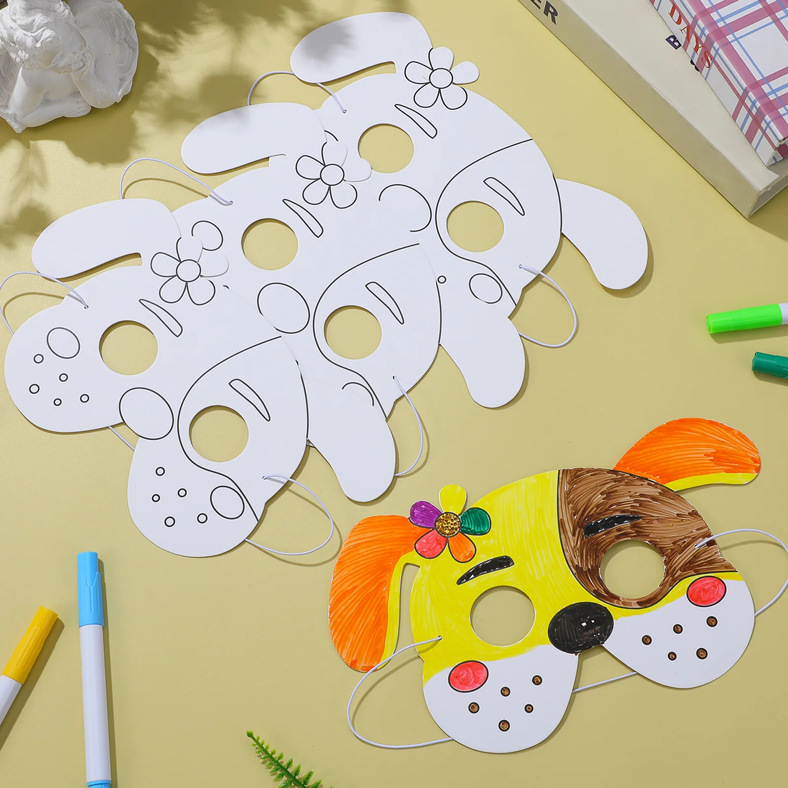 10Pcs DIY Blank Paper Dog Mask Creative Graffiti Painting Kit Kids Pretend Play Drawing Practice DIY Paper Blank Mask
10Pcs DIY Blank Paper Dog Mask Creative Graffiti Painting Kit Kids Pretend Play Drawing Practice DIY Paper Blank Mask