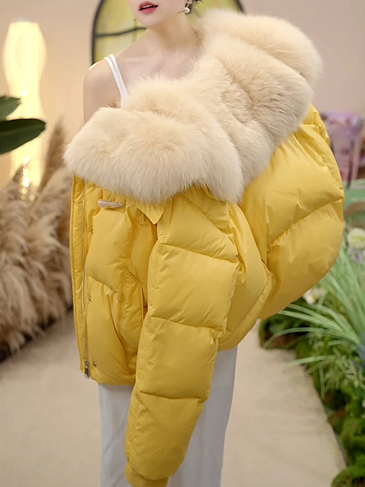 Faionable Thiened Желтая пуховая хлопковая куртка женская зимняя новинка свободная теплая верхняя одежда Sli ort Thi пальто
Faionable Thiened Желтая пуховая хлопковая куртка женская зимняя новинка свободная теплая верхняя одежда Sli ort Thi пальто