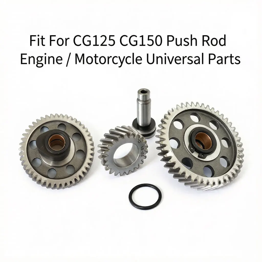 Motorcycle Engine Parts Camshaft Assembly 3-Piece Set for CG125 CG150 OHV Push Rod Engine Camshaft Crankshaft Gear
Motorcycle Engine Parts Camshaft Assembly 3-Piece Set for CG125 CG150 OHV Push Rod Engine Camshaft Crankshaft Gear