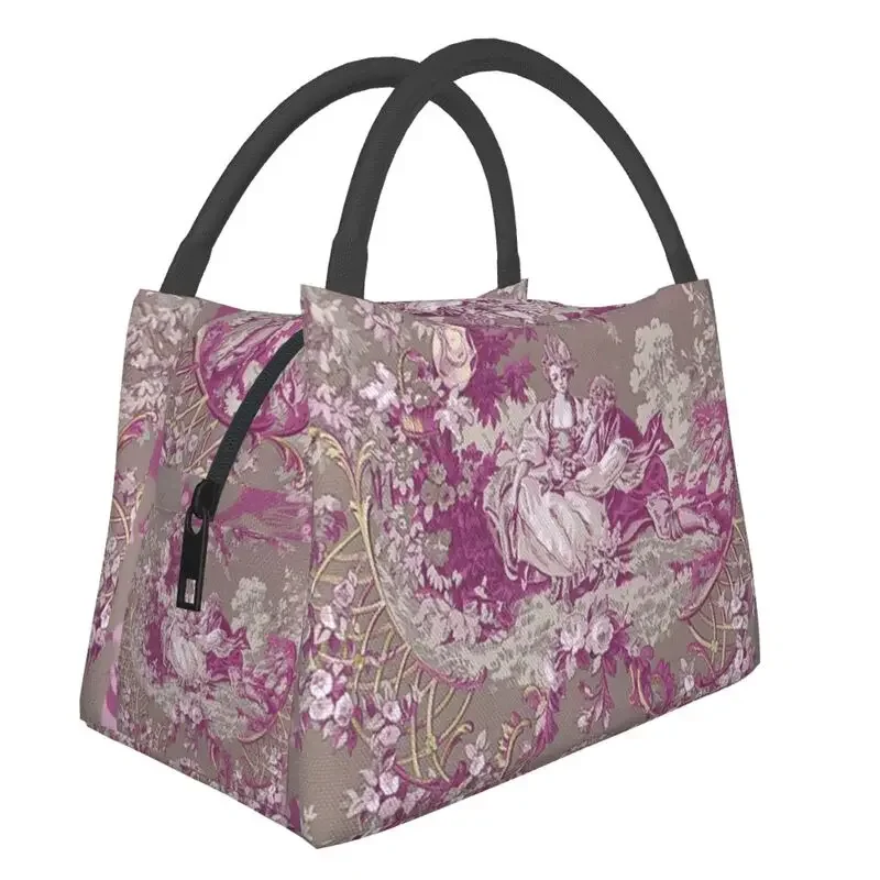 Toile De Jouy Insulated Lunch Bags for Women Waterproof Vintage French Thermal Cooler Lunch Box Office Picnic Travel
Toile De Jouy Insulated Lunch Bags for Women Waterproof Vintage French Thermal Cooler Lunch Box Office Picnic Travel