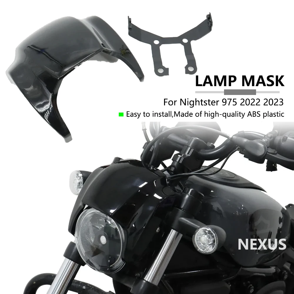 Motorcycle Gloss Black Front Mask Headlight Fairing CoverFOR Harley Nightster 975 RH975 RH 975 Special 2022 2023
Motorcycle Gloss Black Front Mask Headlight Fairing CoverFOR Harley Nightster 975 RH975 RH 975 Special 2022 2023
