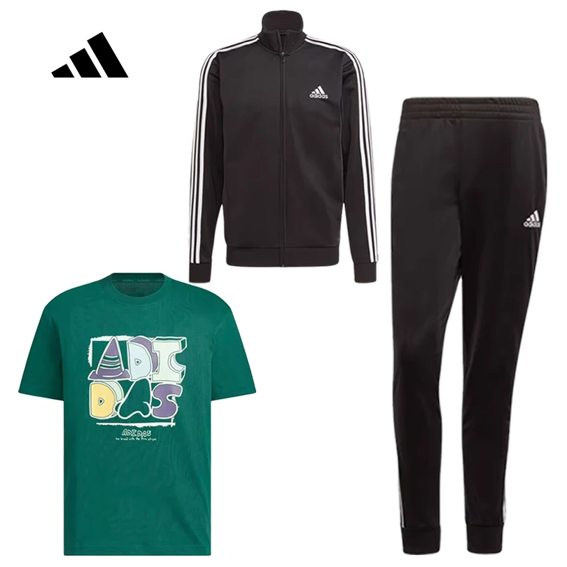 Adidas Men's Stand Collar Sports Tracksuit Set + Crew Neck Short Sleeve T-Shirt GK9651 KB2830
Adidas Men's Stand Collar Sports Tracksuit Set + Crew Neck Short Sleeve T-Shirt GK9651 KB2830