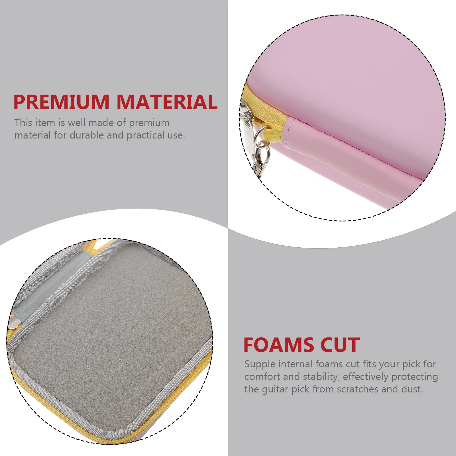 Guitar Picks Bag Acoustic Holders Accesories Pouch Portable Accessories Pink Case Storage
Guitar Picks Bag Acoustic Holders Accesories Pouch Portable Accessories Pink Case Storage