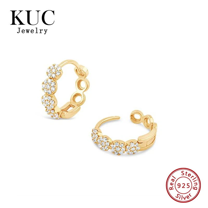 Fine Jewelry Ear Clip Light Luxury 925 Sterling Silver 18k Gold Plated Pave Cubic Zirconia Flower Huggie Hoop Earrings
Fine Jewelry Ear Clip Light Luxury 925 Sterling Silver 18k Gold Plated Pave Cubic Zirconia Flower Huggie Hoop Earrings