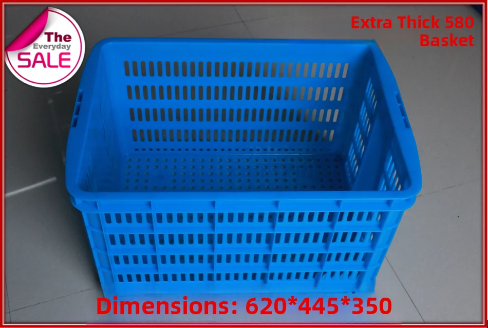 Extra Thick 580 Basket Turnover Basket Hardware Vegetable Fruit Bread Basket Storage Box Basket Household Organizer Plastic
Extra Thick 580 Basket Turnover Basket Hardware Vegetable Fruit Bread Basket Storage Box Basket Household Organizer Plastic