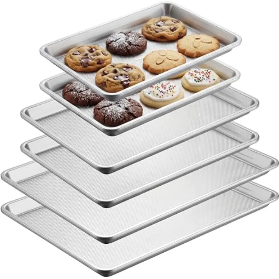 Commercial baking: carbon steel black heavy-duty non-stick coating for 13/15/18-inch half and quarter sheet pans
Commercial baking: carbon steel black heavy-duty non-stick coating for 13/15/18-inch half and quarter sheet pans