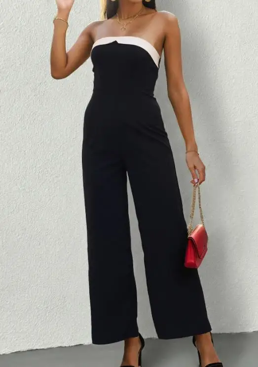 Женский комбинезон 2026, летний модный трендовый комбинезон без бретелек с высокой талией и цветными блоками, подходящий для вечеринок
Женский комбинезон 2026, летний модный трендовый комбинезон без бретелек с высокой талией и цветными блоками, подходящий для вечеринок