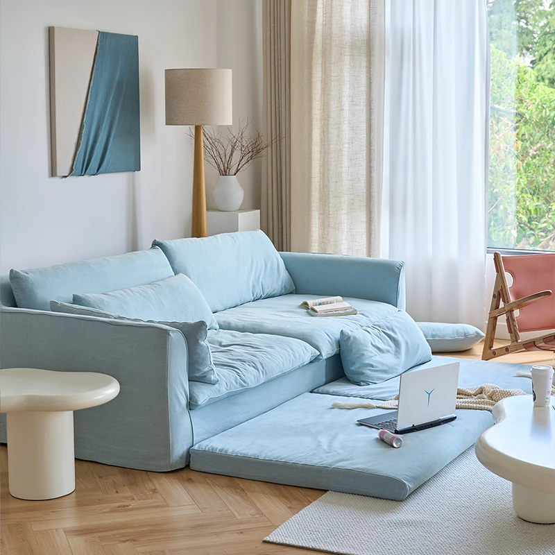 Large Filler Nordic Living Room Sofa Back Support Blue Prefabricated Houses Living Room Sofa Lazy Floor Canape Salon Furniture
Large Filler Nordic Living Room Sofa Back Support Blue Prefabricated Houses Living Room Sofa Lazy Floor Canape Salon Furniture