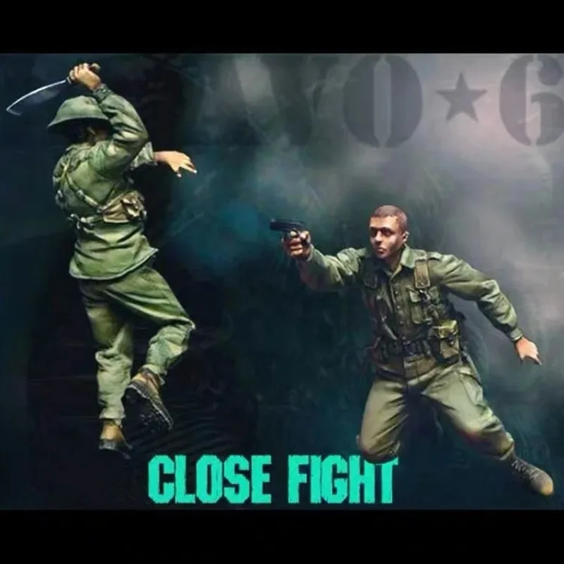 1/35 Scale US and Vietnam Soldiers 2 Figures Resin Figures Model Kits Military Miniatures Unassambled and Unpainted 322
1/35 Scale US and Vietnam Soldiers 2 Figures Resin Figures Model Kits Military Miniatures Unassambled and Unpainted 322