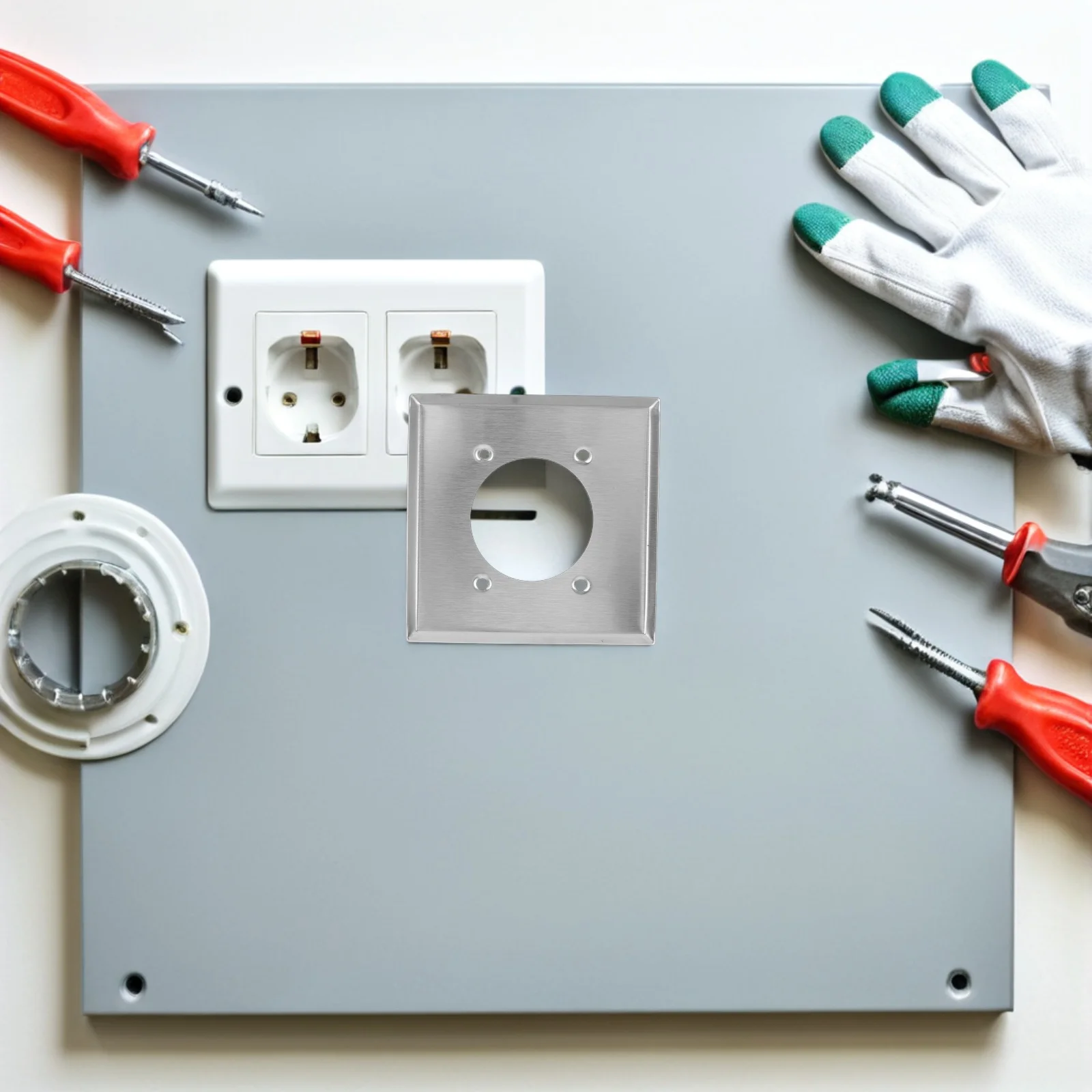 Premium Stainless Steel Socket Panel 5 Gang Weather Resistant IP65 Rated Wall Mounted Power Sockets for Various Environments
Premium Stainless Steel Socket Panel 5 Gang Weather Resistant IP65 Rated Wall Mounted Power Sockets for Various Environments