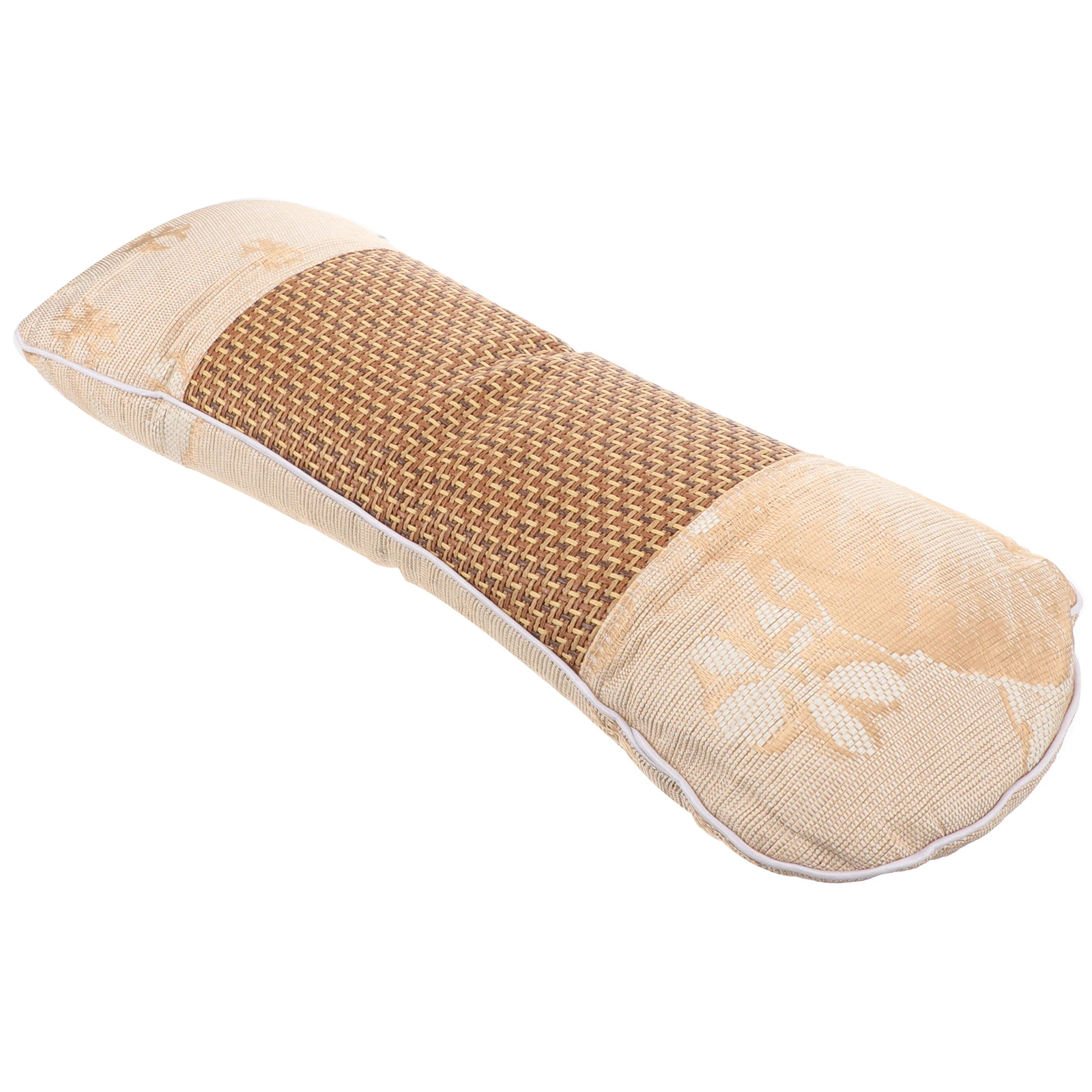 Wormwood Filled Pillow Roll Ergonomic Neck Support Summer Ice Silk Material Golden Color Removable Washable Helps Relieve
Wormwood Filled Pillow Roll Ergonomic Neck Support Summer Ice Silk Material Golden Color Removable Washable Helps Relieve