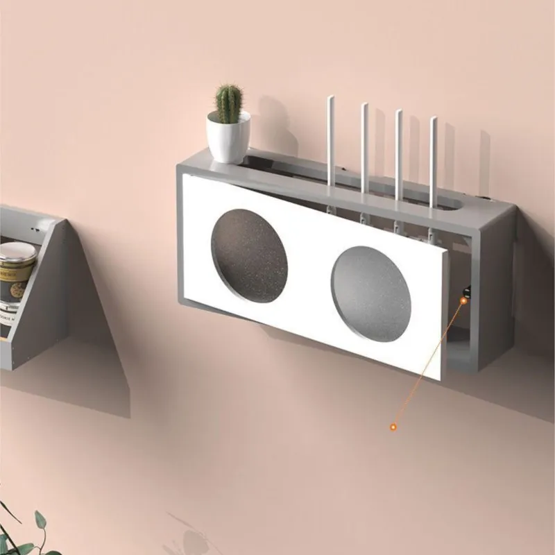Optical Modem Router Storage Box Wall Mounted Non Perforated TV Set-top Box Storage Rack Socket Wire Sorting Storage Box ZF287
Optical Modem Router Storage Box Wall Mounted Non Perforated TV Set-top Box Storage Rack Socket Wire Sorting Storage Box ZF287