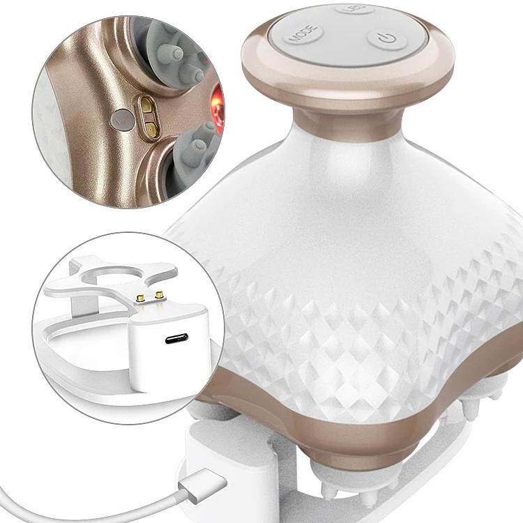 Portable Electric Head Massager Machine Ipx7 Waterproof Finger Relax Head Cat Massage Tool Rechargeable Head Scalp Massager
Portable Electric Head Massager Machine Ipx7 Waterproof Finger Relax Head Cat Massage Tool Rechargeable Head Scalp Massager