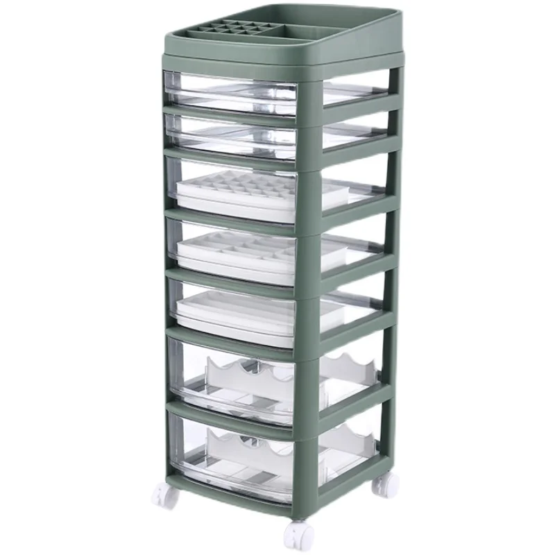 Bedroom cosmetic storage box drawer-type multi-layer finishing cabinet movable storage rack for lipstick and skin care products
Bedroom cosmetic storage box drawer-type multi-layer finishing cabinet movable storage rack for lipstick and skin care products