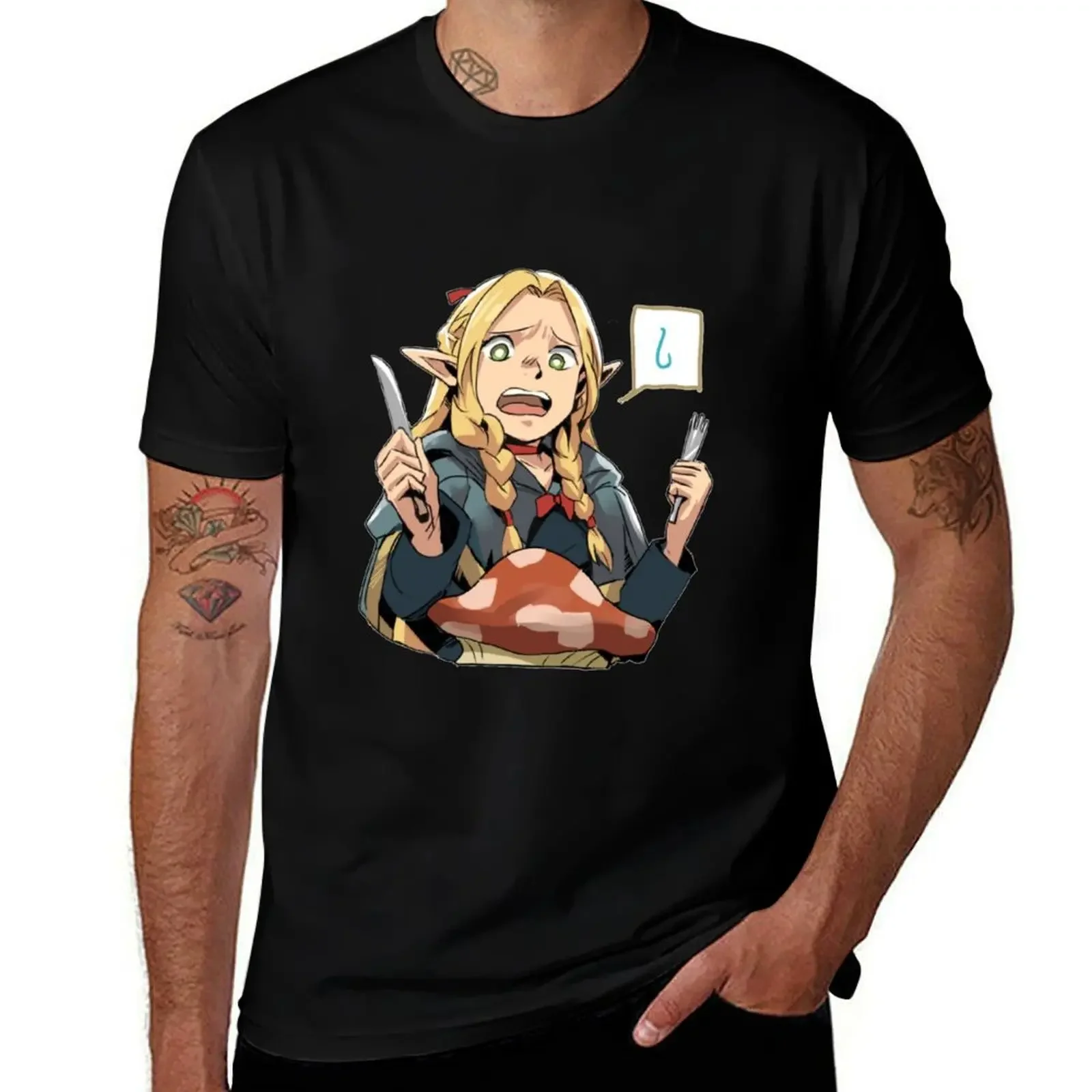 delicious in dungeon marcille T-Shirt Funny t-shirt korean fashion heavyweight t shirts for men
delicious in dungeon marcille T-Shirt Funny t-shirt korean fashion heavyweight t shirts for men