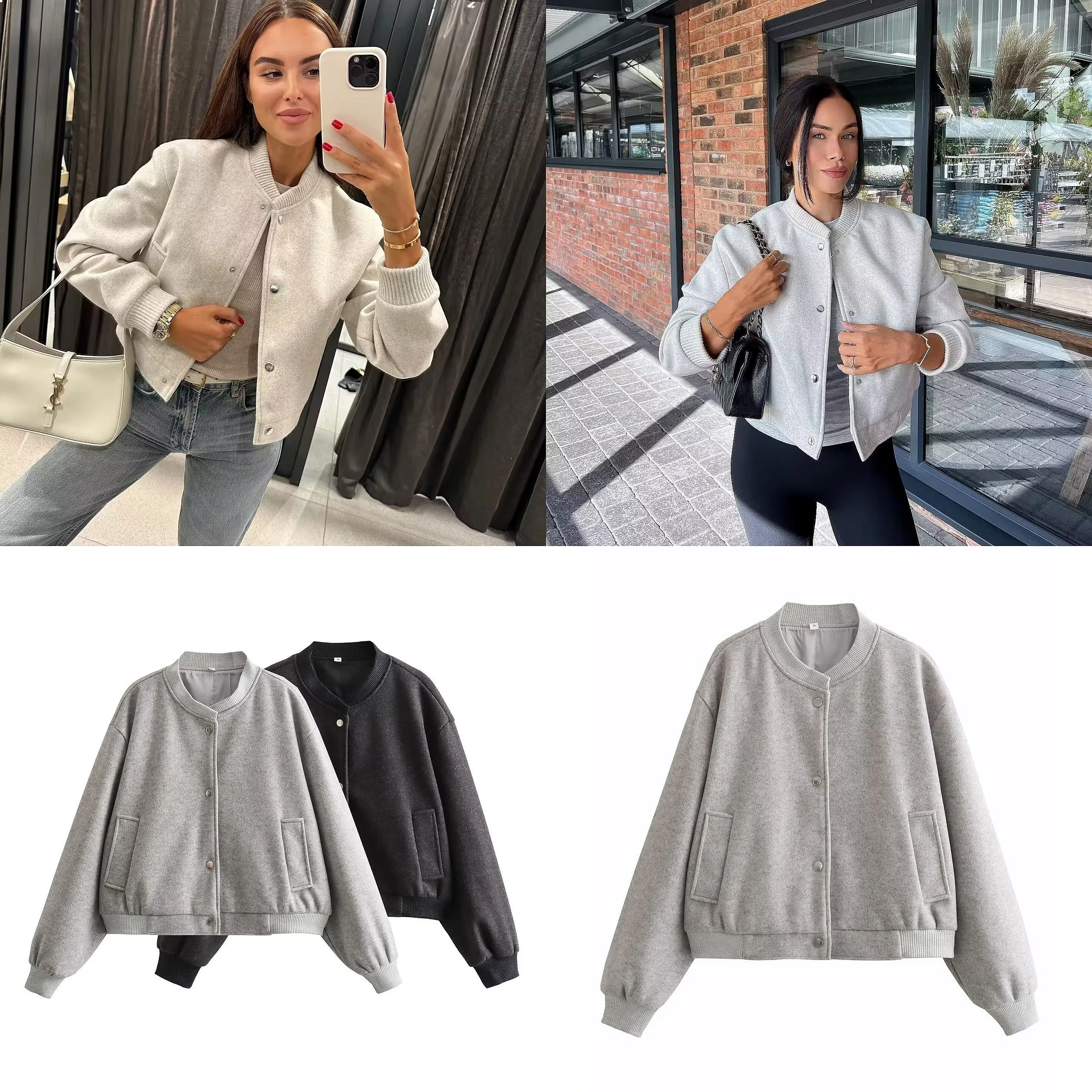 Women's Casual Long Sleeve Soft Short Bomber Jacket Coats Spring Summer Jackets
Women's Casual Long Sleeve Soft Short Bomber Jacket Coats Spring Summer Jackets