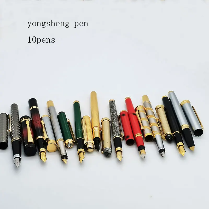 10pens-New Old Stock YongSheng Fountain Pen F Nib Aerometric Filler Stationery Office School Supplies Writing Gift
10pens-New Old Stock YongSheng Fountain Pen F Nib Aerometric Filler Stationery Office School Supplies Writing Gift