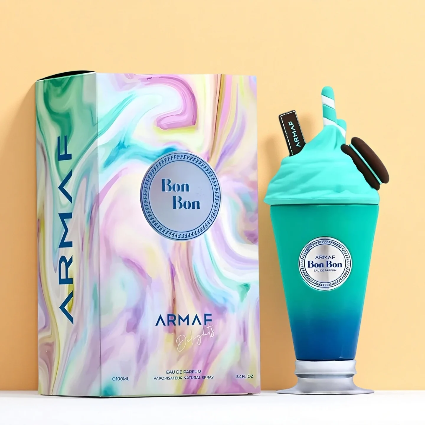 Luxury Armaf Bon Bon Perfume 100ml 3.4oz Eau de Parfum, Women's Gift Fragrance with Soft Vanilla & Gourmand Milk Aroma
Luxury Armaf Bon Bon Perfume 100ml 3.4oz Eau de Parfum, Women's Gift Fragrance with Soft Vanilla & Gourmand Milk Aroma
