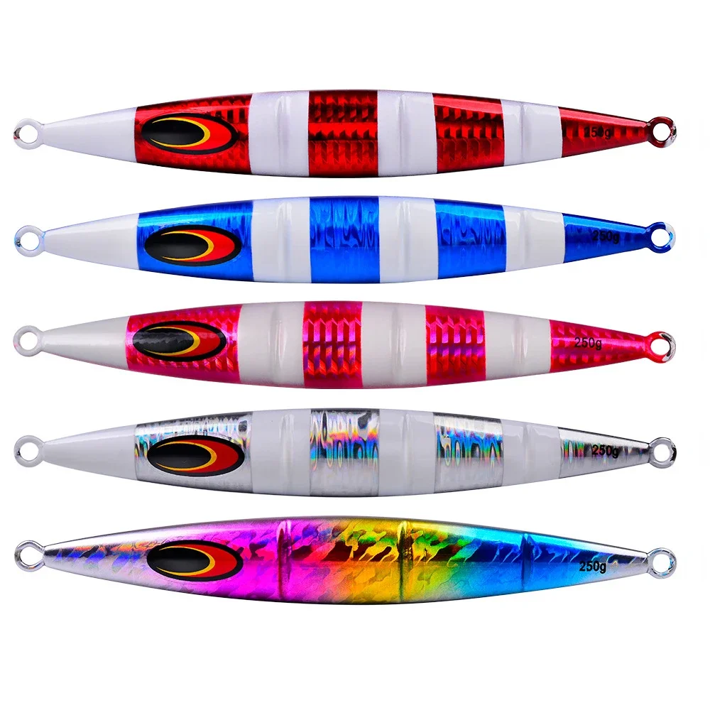 5Pcs New 30g60g100g150g200g Luminous Jigging Fishing Lure Set Metal Jig Spoon Pesca Shore Lures Fish Tuna Bait Saltwater Sea
5Pcs New 30g60g100g150g200g Luminous Jigging Fishing Lure Set Metal Jig Spoon Pesca Shore Lures Fish Tuna Bait Saltwater Sea